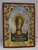 1997 Nob Sunshine Wheat Beer Metal Sign
