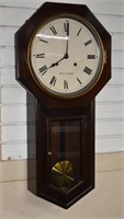 Vintage Seth Thomas Pendulum Wall Clock w/Key