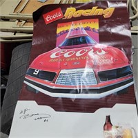 assorted car/motorsports posters