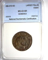 286-310 AD Maximianus NNC MS63BR Large Follis