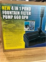 4 in 1 pond fountain filter