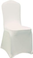 Spandex Chair Covers - 100 Pcs (Ivory)