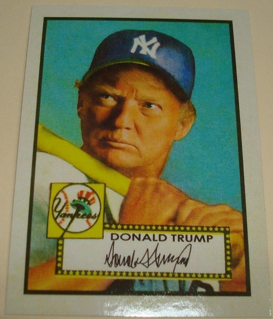 1952 Style Yankees Donald Trump Collectible Card