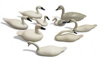 Assembled Swan Sculptures