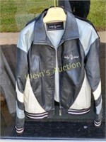 genuine leather baby phat coat jacket sz Large!
