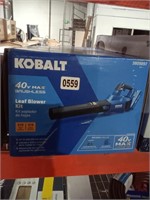 Kobalt 40v Max Brushless Leaf Blower Kit Battery