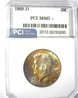 1969-D Kennedy MS67+ LISTS $5000