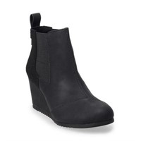 Size 6 TOMS Bailey Women's Wedge Ankle Boots,