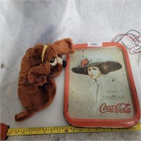 MB 2pc coca-cola tray Stuffy toy
