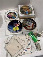 SOFT GOODS, CHRISTMAS COLLECTOR PLATES, CARLING