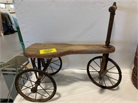 ANTIQUE WOODEN TRICYCLE