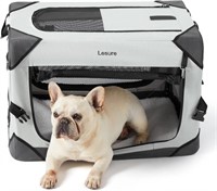 Lesure Collapsible Dog Crate - Portable Dog Travel