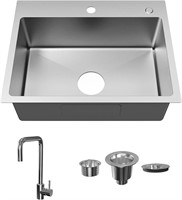 Stainless Steel Sink 24x18  Single Bowl