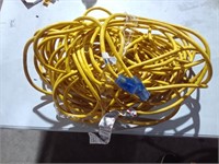 Yellow 100 Ft Extension Cord