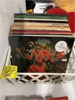 CRATE OF VINYL RECORD ALBUMS