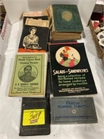 LARGE GROUP OF ANTIQUE BOOKS OF ALL KINDS