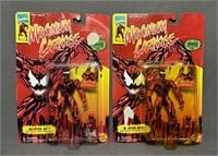 2 Marvel Comics MAXIMUM CARNAGE Action Figures