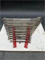 Vtg 14 pc Craftsman Combination Wrench Set 1/4"-1"