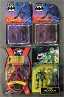 4 Sealed Action Figures, 2 1991 Kenner Catwoman,