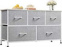 Wlive Dresser For Bedroom With 5 Drawers, Wide Che