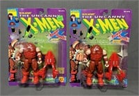 2 NOS Uncanny X-Men Juggernaut Toy Biz Figure