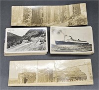 (F) Black & White Post Card Lot Includes Used And