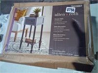 Allen + Roth Accent Table Gunmetal Finish