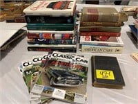 GROUP OF CAR THEMED BOOKS OF ALL KINDS