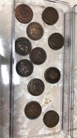 Indian head pennies (11)