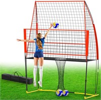 Volleyball Training Net (8 X 11 FT) Red