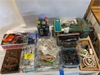 LARGE GROUP OF MODEL TOY BUILDING SUPPLIES