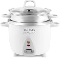 Stainless Pot-style Rice Cooker, & Food Steamer