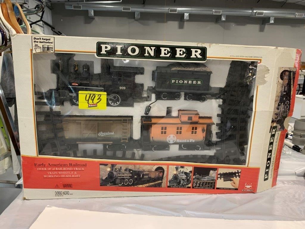 NEW BRIGHT PIONEER TRAIN SET