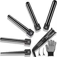 5 in 1 Curling Iron Set with Interchangeable Ceram