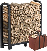 4ft Firewood Rack Outdood. firewood Carrier Bag
