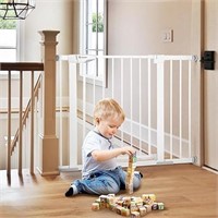 Comomy 30" Tall Baby Gate For Stairs Doorways