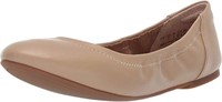 Amazon Essentials Women's Belice Ballet Flat, Beig