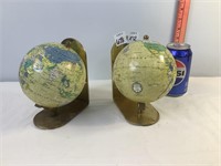 World Globe Bookends