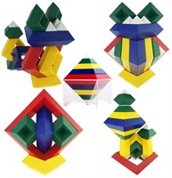 KUTOI Pyramid Stacking Toy Building Blocks 3D