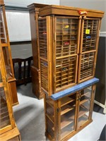 73" TALL WOODEN DIECAST CAR DISPLAY CASE
