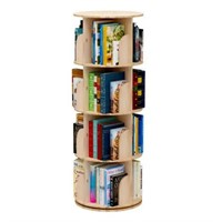 (PARTS NOT VERIFIED) 4 Tier Rotating Bookshelf,