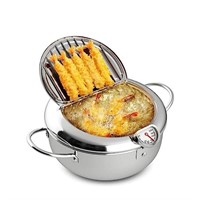 Japanese Style Deep Frying Pot, 9.5 Inch