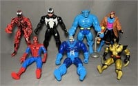Big 10inch Spider Man and X Men, 1993 and 1994
