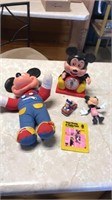 Mickey Mouse and Minnie