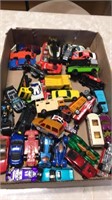 More trucks and cars