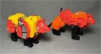 2 G1 Metal 1986 Transformers