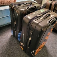 B508 Two large Hard Shell suitcases