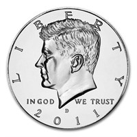 2011-d Kennedy Half Dollar Bu