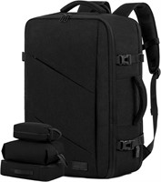 LOVEVOOK Travel Backpack  40L  3 Cubes  Black