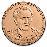 1 Oz Copper Rnd - Founders Of Liberty: Cicero